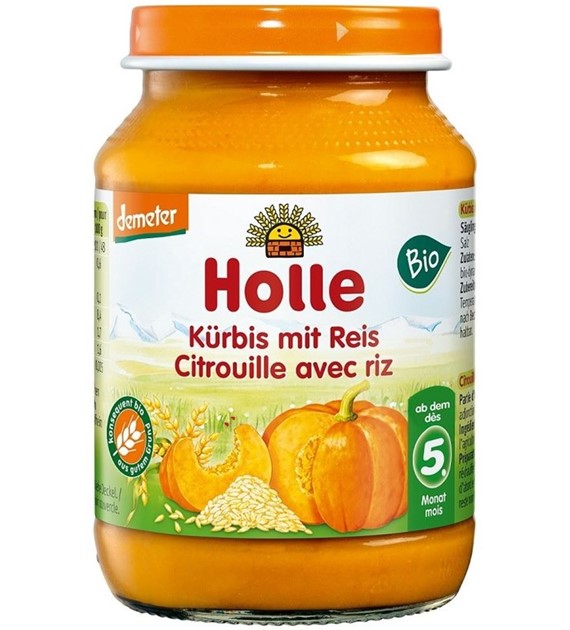 Słoiczek dynia z ryżem od 5 m-ca BIO 190 g