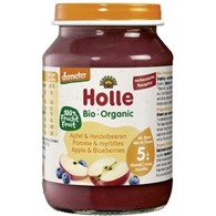 Słoiczek jabłko-borówka od 4 m-ca BIO 190 g