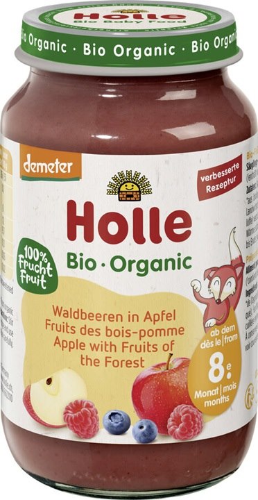 Słoiczek jabłko-owoce leśne od 8 m-ca BIO 220 g