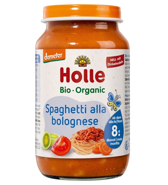 Obiadek spaghetti bolognese powyżej 8 miesiąca życia /demeter BIO 220 g