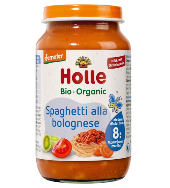 Obiadek spaghetti bolognese powyżej 8 miesiąca życia /demeter BIO 220 g