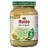 Słoiczek ziemniaki z groszkiem i cukinią od 6 m-ca BIO 190 g