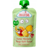Mus ananas, mandarynka, mango, jabłko, banan BIO 100 g