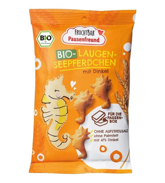 Bułeczki w styl bawarski w kształcie koników morskich, orkiszowe BIO 90 g