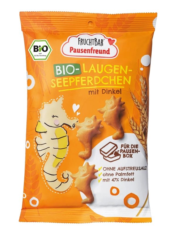 Bułeczki w styl bawarski w kształcie koników morskich, orkiszowe BIO 90 g