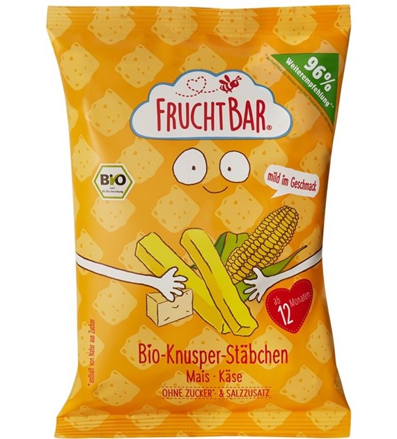 Chrupki kukurydziane serowe po 12 miesiącu BIO 30 g