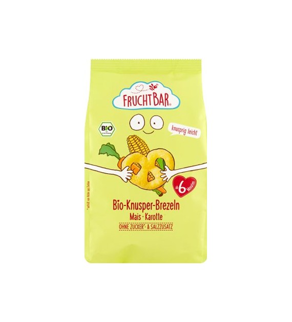 Precelki kukurydziane marchewkowe, powyżej 6 miesięcy BIO 25 g