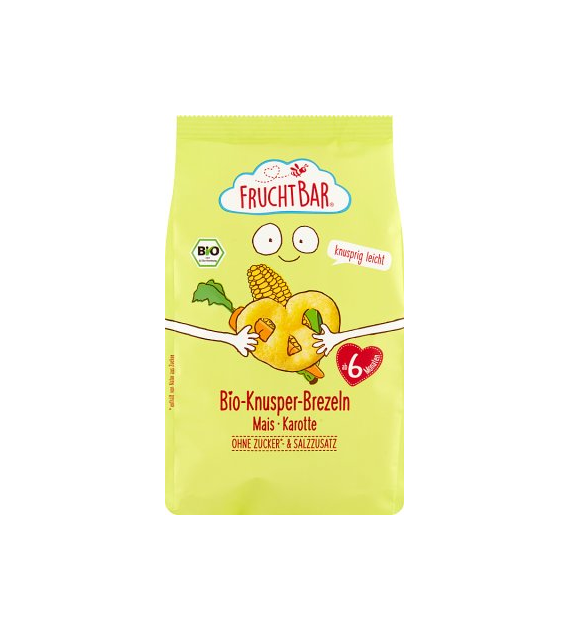 Precelki kukurydziane marchewkowe, powyżej 6 miesięcy BIO 25 g