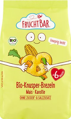 Precelki kukurydziane marchewkowe, powyżej 6 miesięcy BIO 25 g