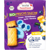 Ciasteczka orkiszowo z nadzieniem owocowym borówka, jabłko, banan BIO 6 x 22 g