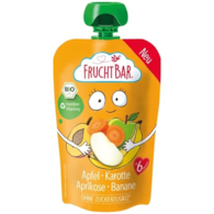Mus jabłko, marchew, morela, banan powyżej 6 miesięcy BIO 100 g