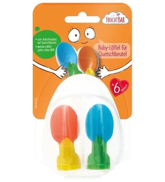 Łyżeczka do przekąsek w tubce 2 sztuki