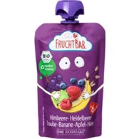 Mus malina, borówka, winogrono, banan, jabłko, owies BIO 100 g