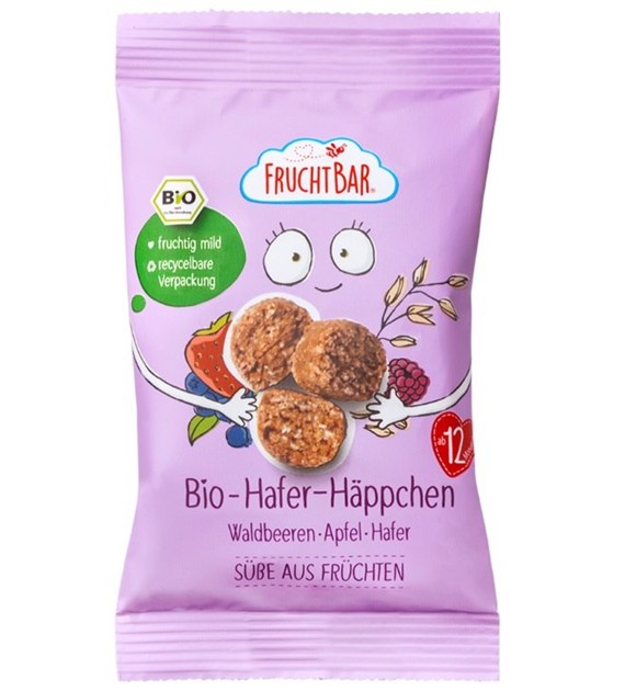 Prasowane owoce z płatkami owsianymi po 12 miesiącu BIO 40 g