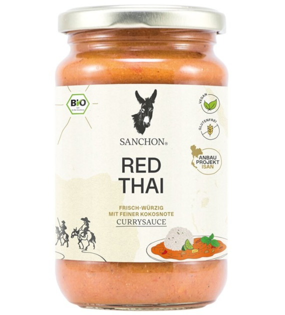 Sos curry red thai BIO 320 ml