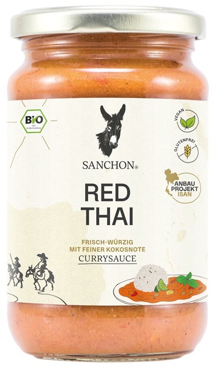 Sos curry red thai BIO 320 ml