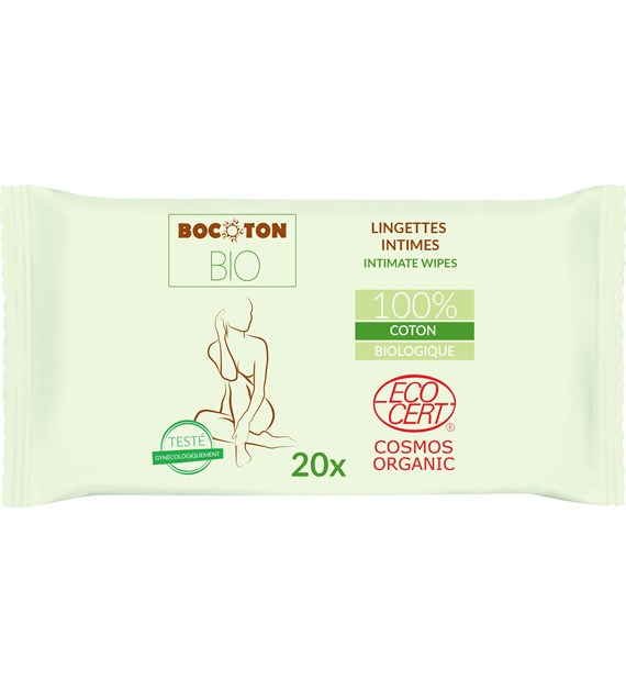 Chusteczki do higieny intymnej 20szt BIO