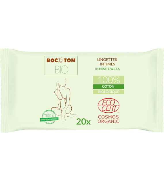 Chusteczki do higieny intymnej 20szt BIO