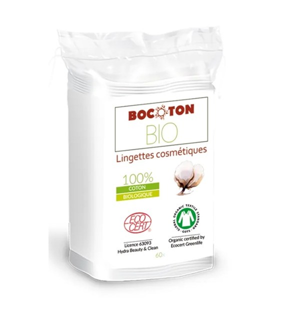 Płatki kosmetyczne, kwadratowe 40szt BIO