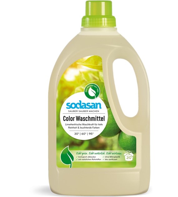 Płyn do prania, uniwersalny kolor limonka BIO 5 l