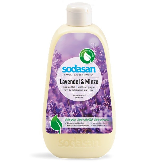 Płyn do zmywania naczyń lawenda-mięta BIO 500 ml