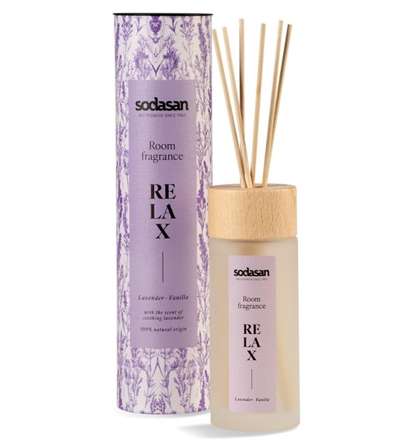 Odświeżacz powietrza lawendowy z patyczkami BIO 200 ml