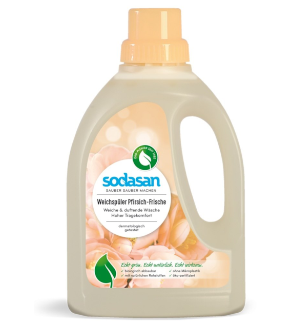 Płyn do płukania tkanin brzoskwinia BIO 750 ml