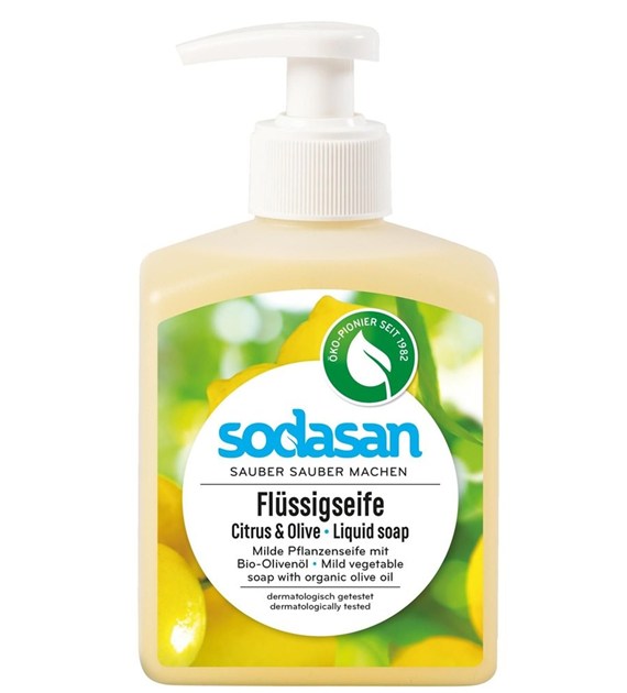 Mydło w płynie cytrusowo - oliwkowe (dozownik) BIO 300 ml