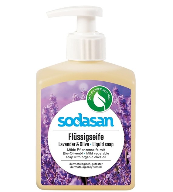Mydło w płynie lawendowo - oliwkowe (dozownik) BIO 300 ml