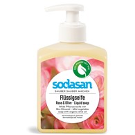 Mydło w płynie różano - oliwkowe (dozownik) BIO 300 ml