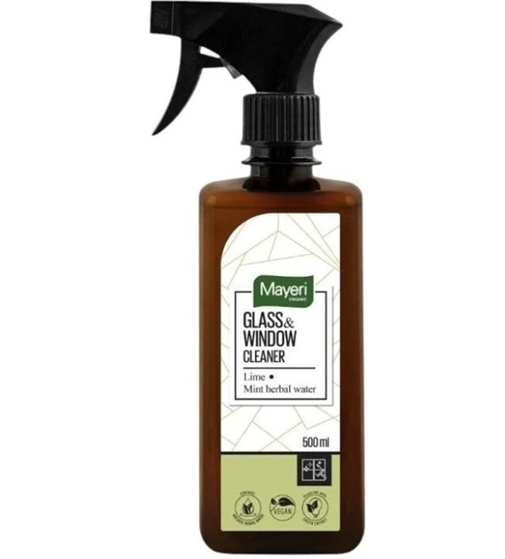Płyn do mycia szkła i okien z wodą miętową glass&window , limonkowy 500 ml