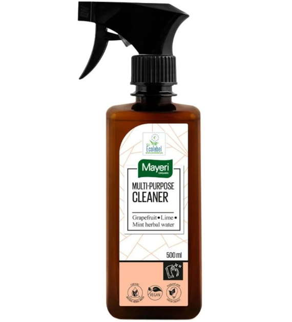 Uniwersalny koncentrat czyszczący z wodą miętową w sprayu , wegański, certyfikowany ecolabe 500 ml