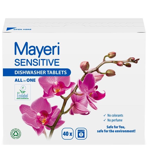 Tabletki do zmywarki sensitive all-in-one 40szt