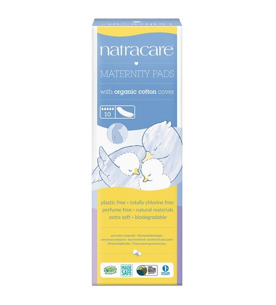 Podpaski poporodowe, bez skrzydełek 10 szt.