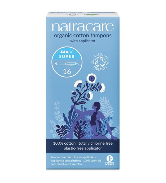 Tampony higieniczne z aplikatorem super BIO 16 szt.