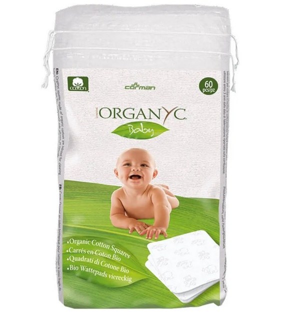 Płatki kosmetyczne dla niemowląt 60szt BIO