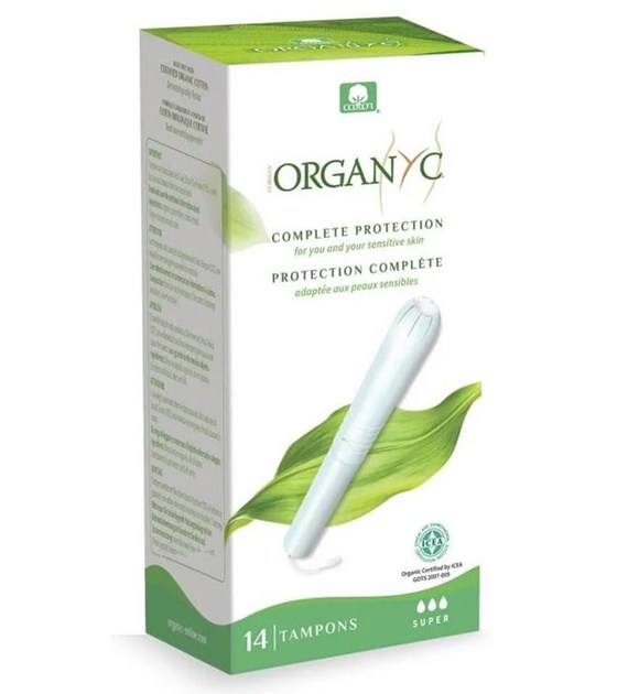 Tampony z aplikatorem super 14szt BIO