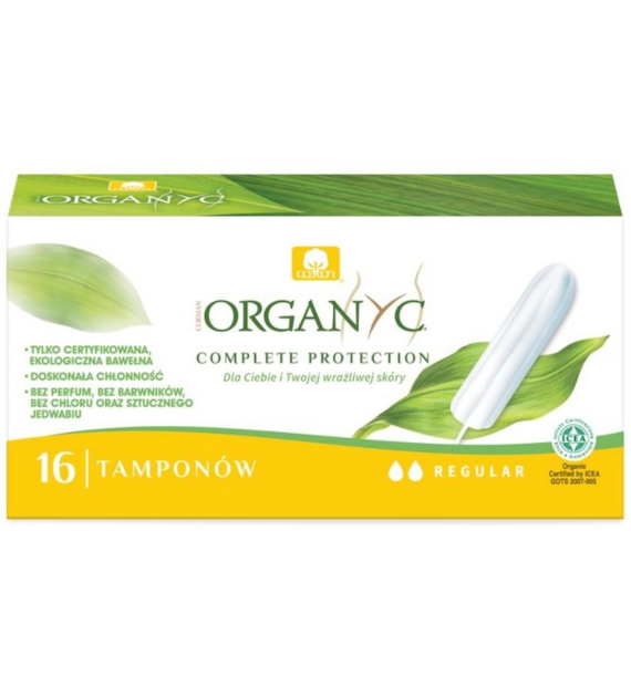 Tampony regular 16szt BIO