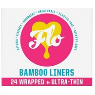 Wkładki higieniczne bambusowe, pakowane pojedynczo 24szt BIO