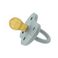 Kauczukowy smoczek okrągły gwiazdy/księżyc, w kolorze szarym 3-36 miesięcy