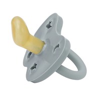 Kauczukowy smoczek anatomiczny gwiazdy/księżyc, w kolorze szary 3-36 miesięcy