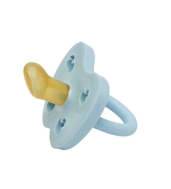 Kauczukowy smoczek anatomiczny kaczki, w kolorze niebieskim 0-3 miesięcy