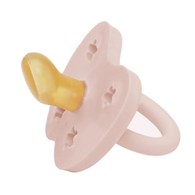 Kauczukowy smoczek anatomiczny kwiatki, w kolorze różowym 0-3 miesięcy