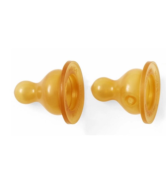 Smoczek do butelki antykolkowy o wolnym przepływie 0-3 miesiąca 2-pak