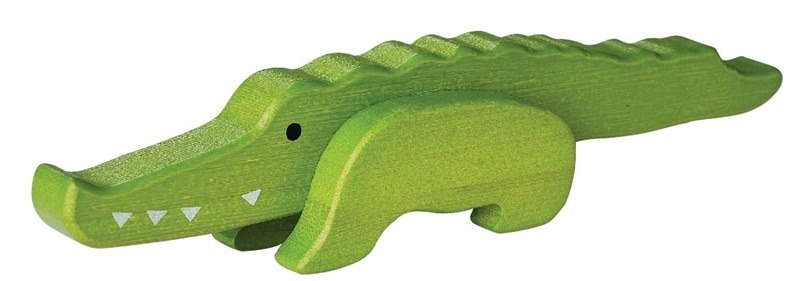 Bambusowy aligator od 24m-ca (9x3.5x4cm)