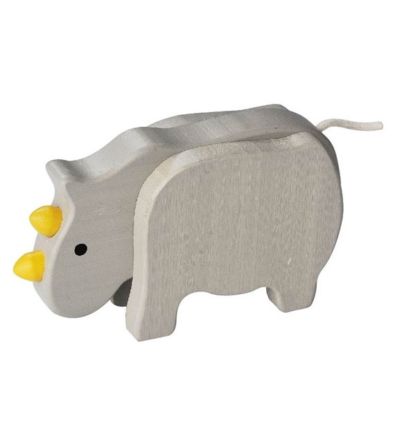 Bambusowy nosorożec od 24m-ca (14x4x8cm)