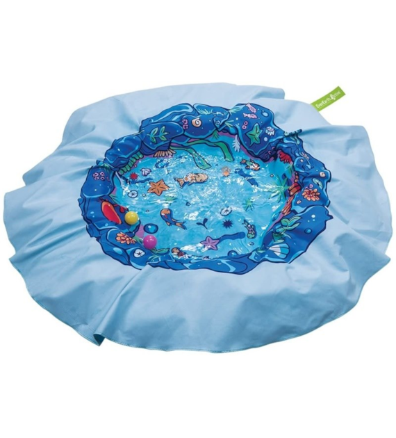 Baseno-kocyk na plażę, dwustronny od 36m-ca (180x180cm)