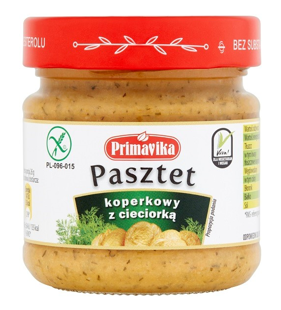 Pasztet koperkowy z cieciorką 160 g