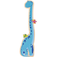 Drewniana miarka wzrostu dino (101x27x1cm) fsc
