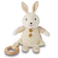 Bawełniany przytulak - króliczek od 0m-ca (21cm) fsc & gots